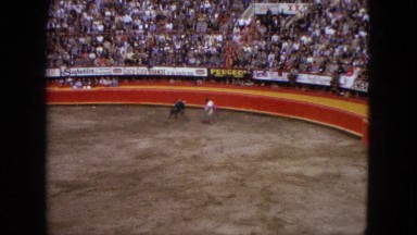 1962: bull and toreador. MEXICO