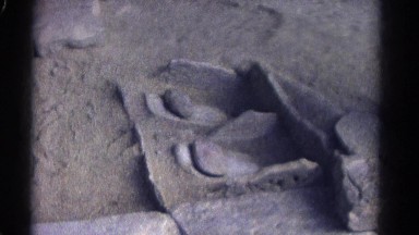1967: Some Archaeological Remains Shown in Their Original Disposition