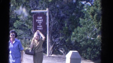 1967: women are visiting a national park COLORADO