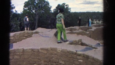 1967: people visiting a nice tourist attraction in the countryside COLORADO