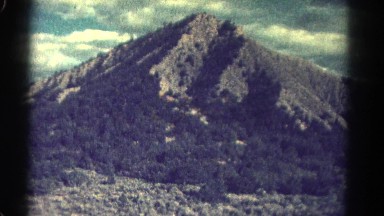 1967: mountain hilly greenery people walk watch view COLORADO