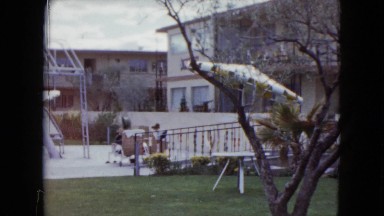 1959: great weekend in the condominium pool
