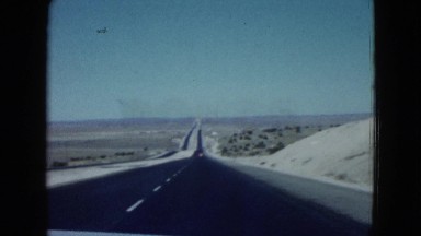 1958: a road through the mountains and desert NEVADA
