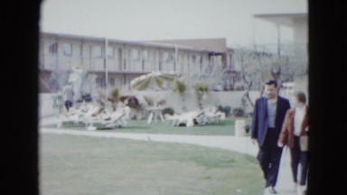 1958: house shaded trees people picnic outdoor NEVADA