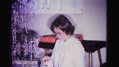 1967: indoor home lighting walking curtains decorated mother HAGERSTOWN