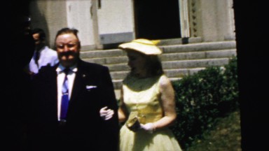 1964: couple together dressed suit pose CAMDEN, NEW JERSEY