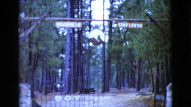 1968: the daunting entrance to the infamous camp lawson CLARKSDALE, ARIZONA
