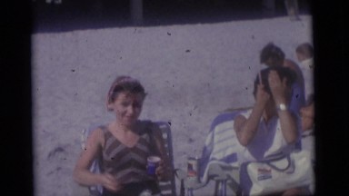 1965: Family on a Beach in Camden, New Jersey