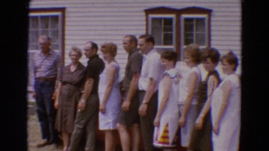1968: people are posing for picture taking DILLER, NEBRASKA