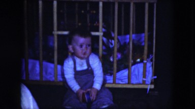 1951: child at play CLEVELAND, OHIO