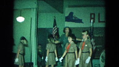 1966: girl scouts having a great evening CALIFORNIA