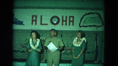 1966: scout leaders giving a presentation in hawaii CALIFORNIA