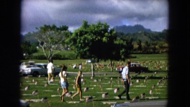 1966: family gathering for a funeral CALIFORNIA