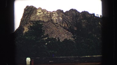 1967: people are visiting mount rushmore SOUTH DAKOTA