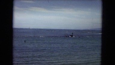 1967: ocean view with beautiful water HAWAII