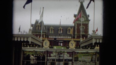 1967: exterior of disneyland theme park DISNEYLAND, CALIFORNIA