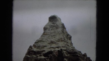 1967: people walking in front of a stone formation DISNEYLAND, CALIFORNIA