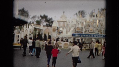 1967: headed toward it's a small world DISNEYLAND, CALIFORNIA