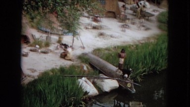 1967: an indian village with teepees and water DISNEYLAND, CALIFORNIA