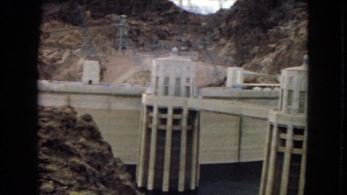 1967: scene of a dam at low water ARIZONA