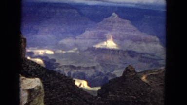 1967: mountain hilly greenery people walk watch view ARIZONA
