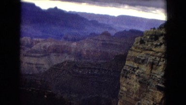 1967: high mountain, looking down the canyon