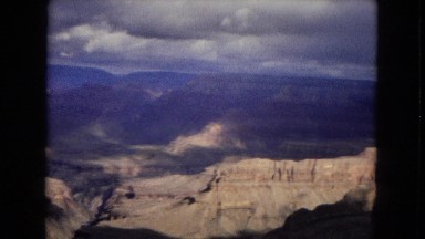 1967: a beautiful view of a large, rugged canyon with peaks and valleys ARIZONA