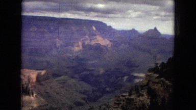 1967: mountain hilly greenery people walk watch view ARIZONA