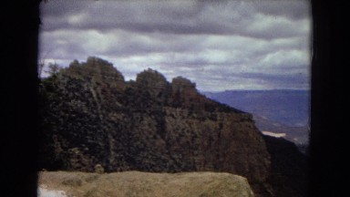 1967: view mountain huge valley shade tree outskirts ARIZONA