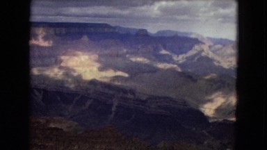 1967: mountain range, rock formations and canyon ARIZONA