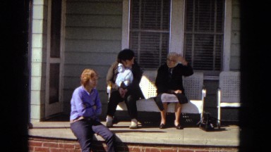 1967: outdoor party walking garden play enjoyment talking family ARIZONA