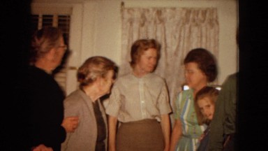 1967: a family gathered with a soldier in the livingroom ARIZONA