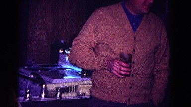 1968: indoor party drinks talk dressed christmas family MINNESOTA