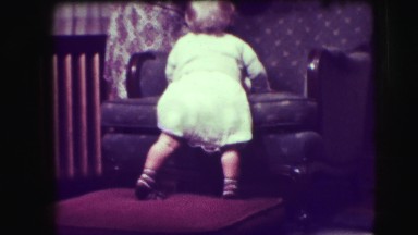 1942: toddler crawling newborn cute lying down resting NEW YORK