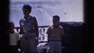 1964: Family at the Waterfall in Mississippi