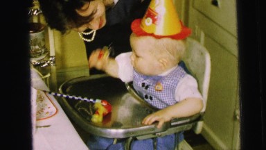 1964: A Baby's Birthday Party in Camden, New Jersey