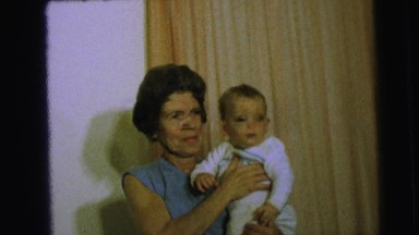 1964: mom teaching the young generation how to take first steps CAMDEN