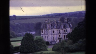 1969: large stone mansion in the green countryside IRELAND