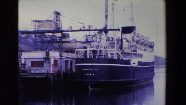 1969: Passenger Ships of Medium Sizes Anchored Along the Shore Ireland