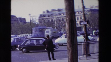 1969: the street the movement and the people, busy and cars and everything that