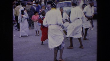 1971: dance to announce an upcoming event ALGERIA