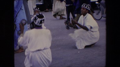 1971: Festival in Algeria Featuring Ceremonial Dance and Traditional Costumes