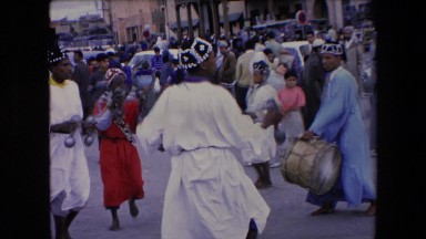 1971: african tribal street performance ALGERIA