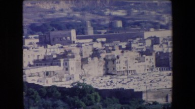 1971: looking across the vast metropolitan city skyline from the roof ALGERIA