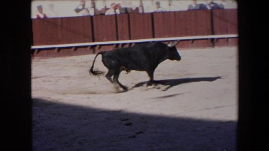 1971: A Bull is Fought in a Small Bullring with Very Little Public Spain