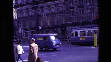1967: View of an Urban Intersection in Amsterdam, Netherlands