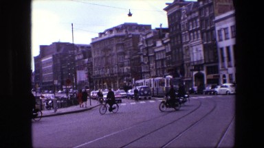 1967: broad street used by various means of transport including bicycles, cars
