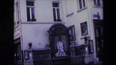 1967: statue holy outdoor inscription writing religious view tourism BRUSSELS