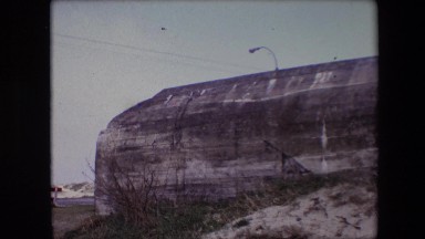 1967: the wall of an old fort or bunker CALAIS,FRANCE