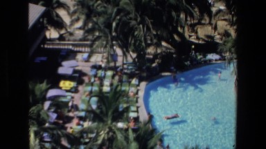 1972: a large swimming pool, viewed from above MAZATLAN MEXICO